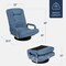 Best Choice Products 360-Degree Swivel Gaming Floor Chair w/ Armrest Handles, Foldable Adjustable Back